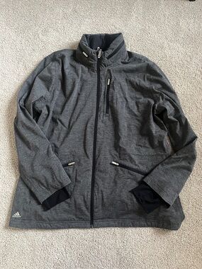 adidas | Women’s Charcoal Full-Zip Performance Jacket